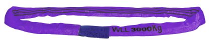 1 metre circumference Violet Polyester Roundsling