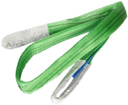 1 metre Green Polyester Webbing Sling